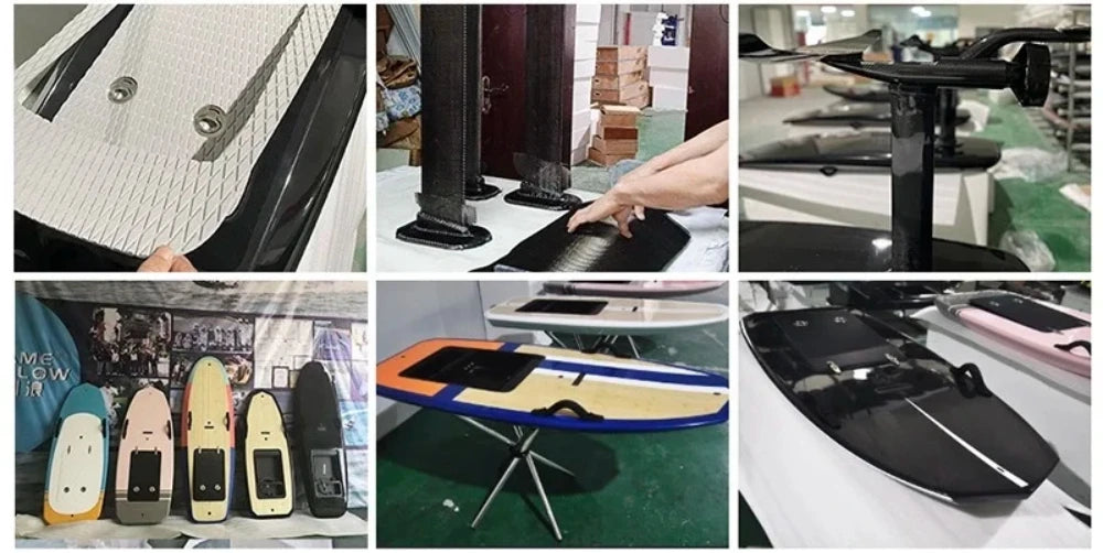 Carbon Fibre Powered Water Float Board Electric Surfboard Special Skateboard Electric Surfboard 15 KW Professional Carbon Fibre