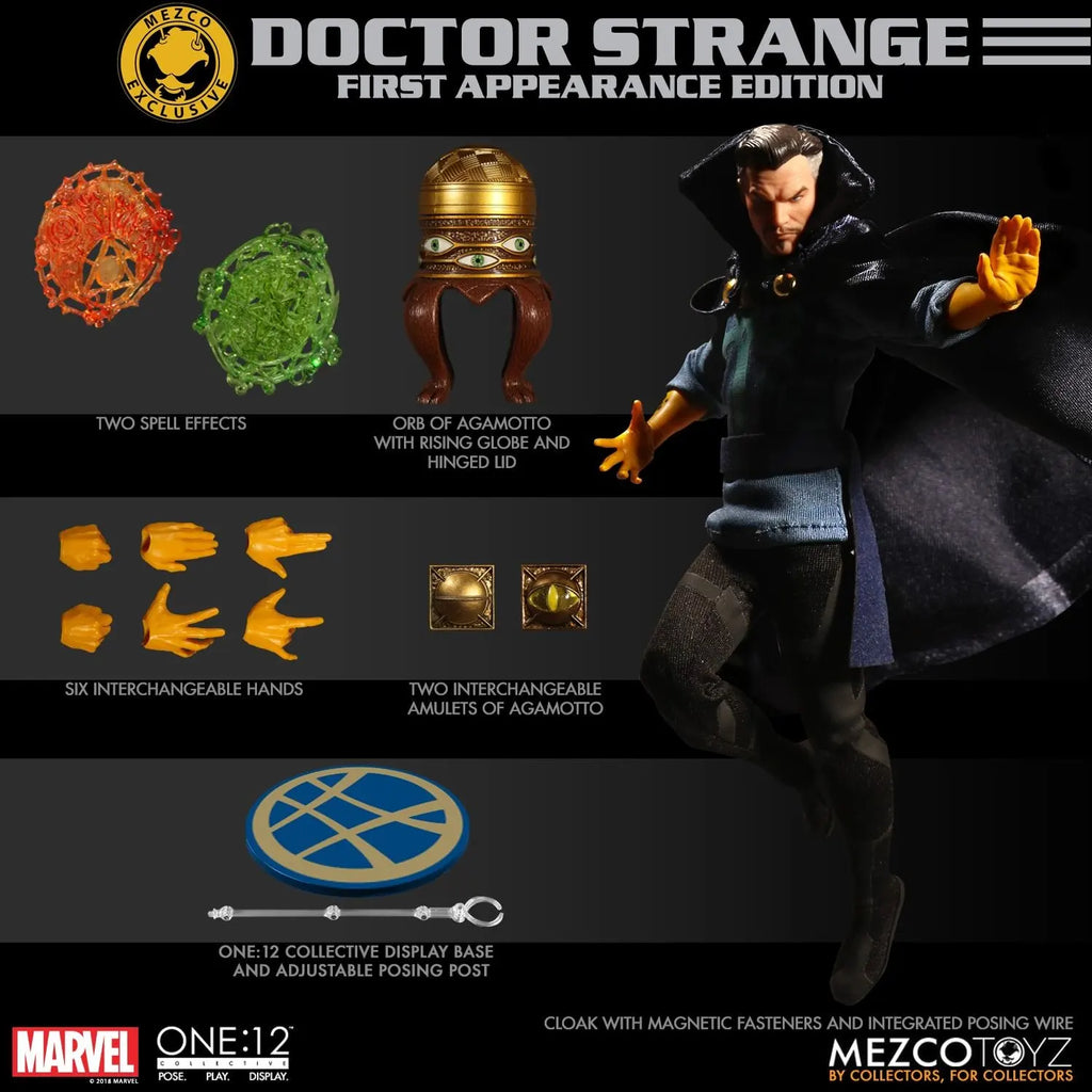 Golden Standard Mezco Original 1/12 Finished Product Movable Exquisite Figurine Marvel Anime Toys Model Festival Gift for Boys