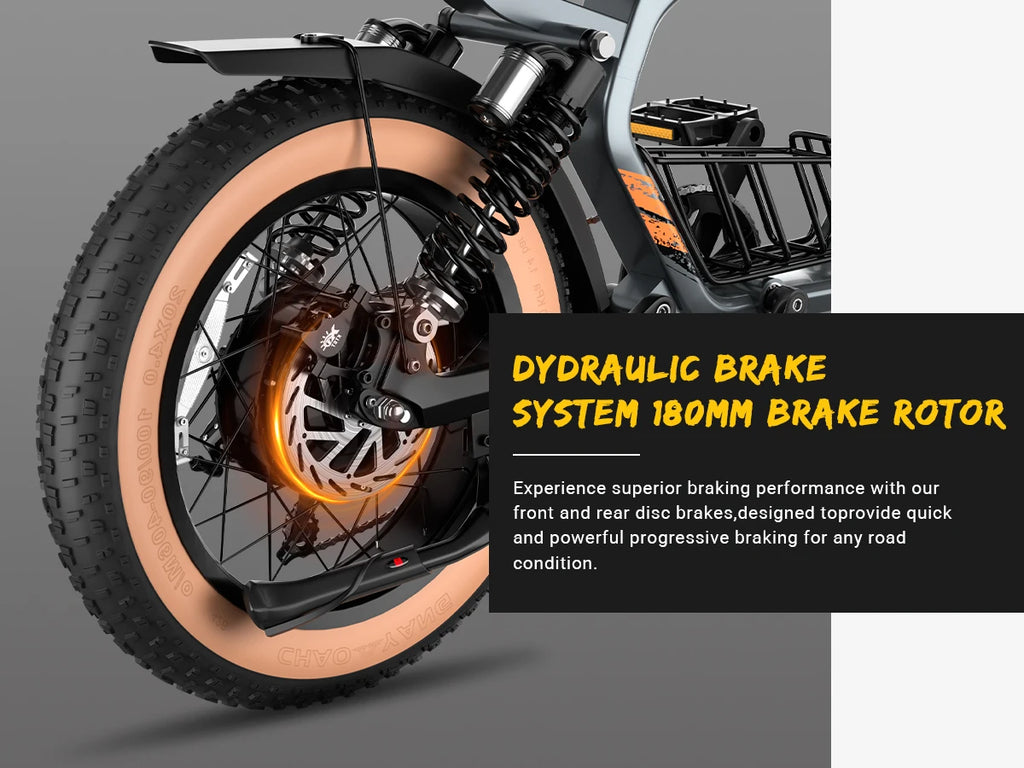 E-Bike 1500W Motor 52V20AH All-terrain Fully Suspended Off-road Motorcycle Electric Bike 20*4.0-inch Fat Tire  Electric Bicycle