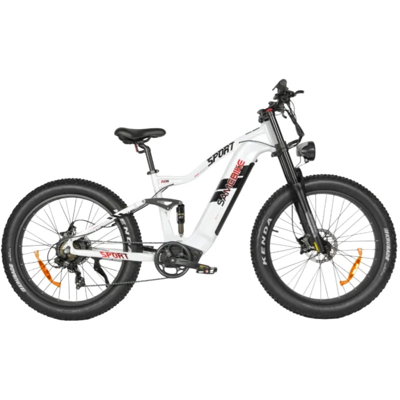 SAMEBIKE RS-A08 Electric Mountain Bike 1000W Motor 48V 17Ah Battery 26 Inch Tire Electric Bicycle 45km/h Shock Absorption e-Bike