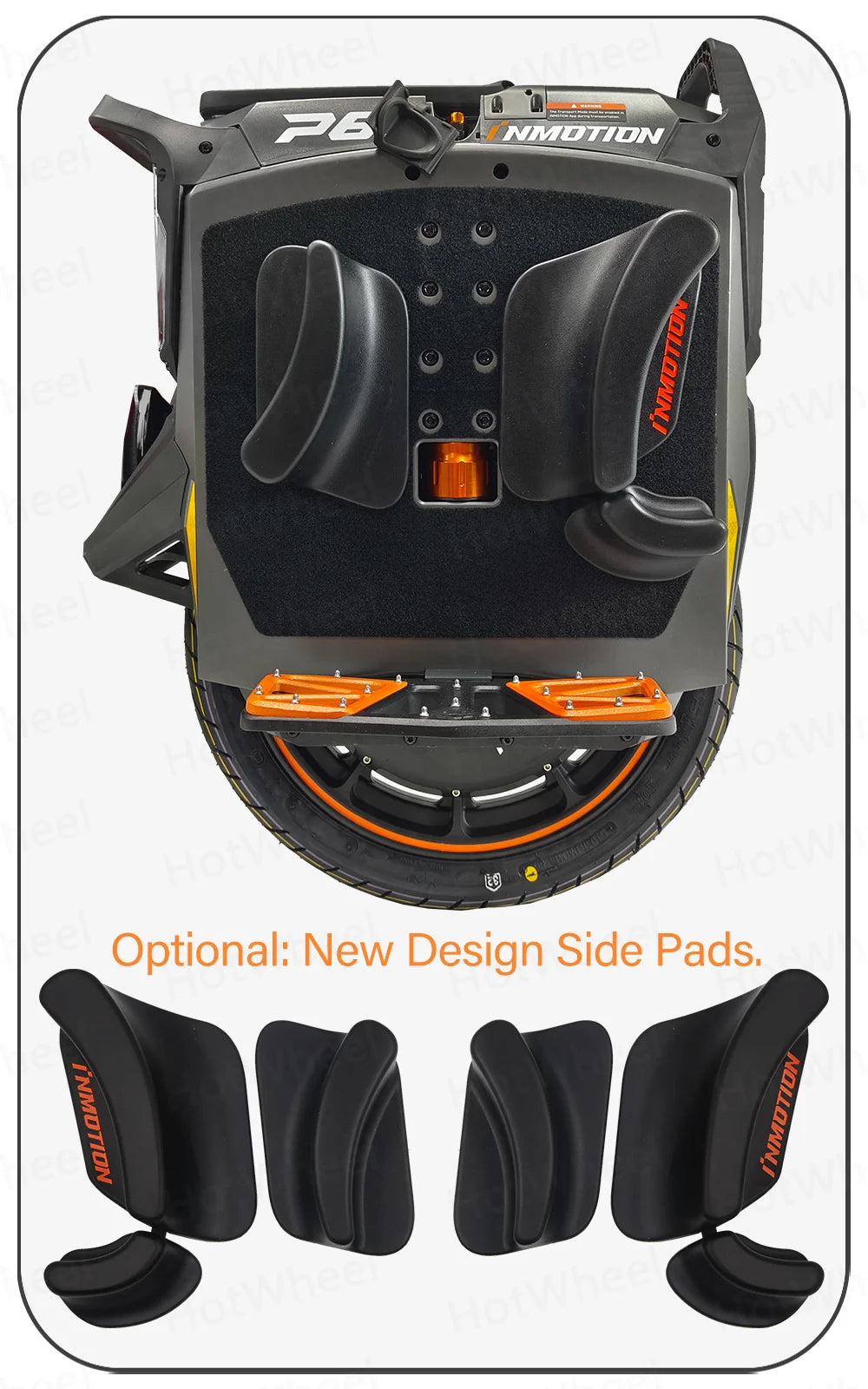 INMOTION P6 4200Wh 235.2V Battery 6000W Motor Electric Unicycle IPX6 Waterproof 150km/h Speed 150km Range 20inch 80/90-14 Tire