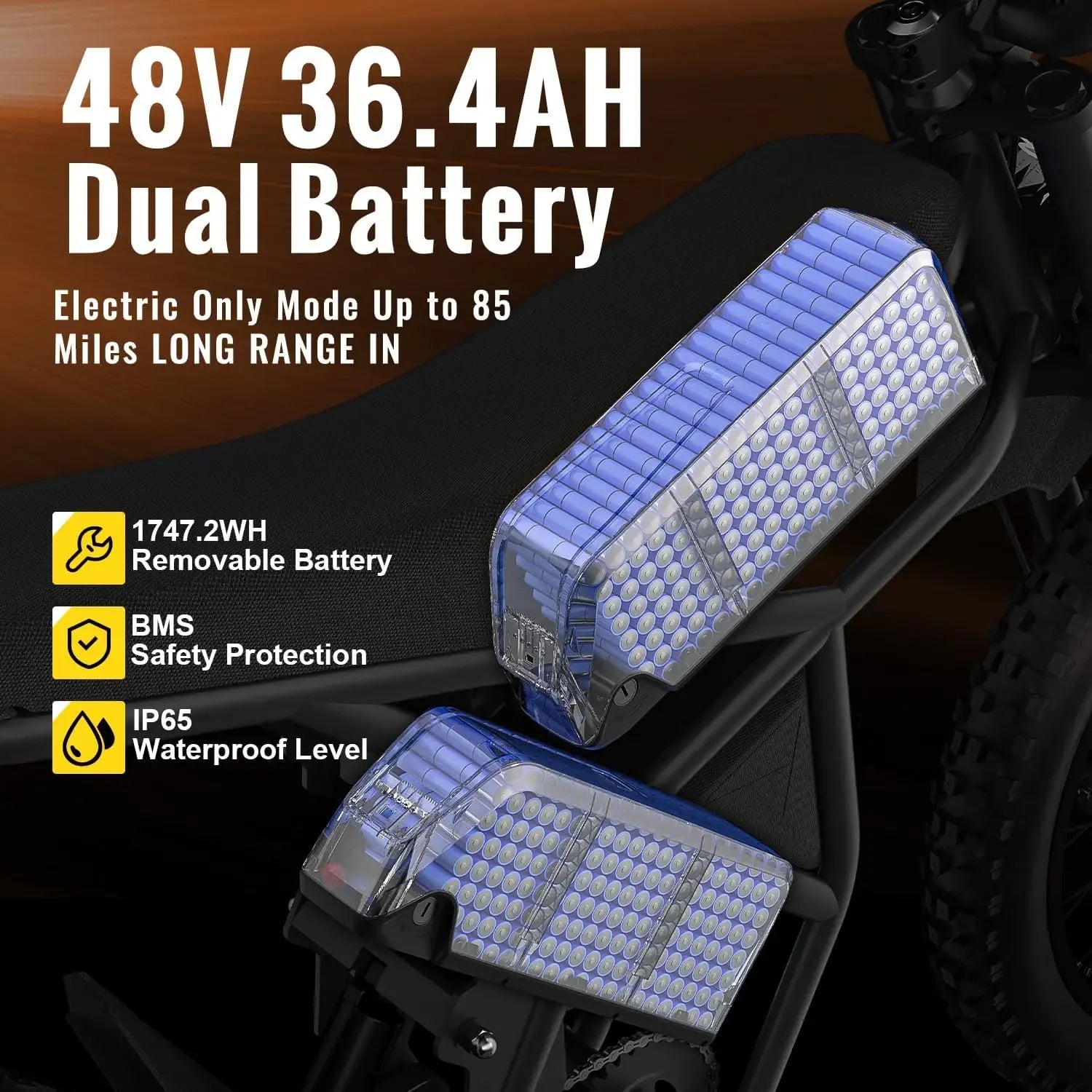 Eu Warehouse GT73 2000w 48V  36.4Ah Ebike Electric Fat E-bike 25 Inch Off-road Tires All Terrain Electric Bikecustomcustom