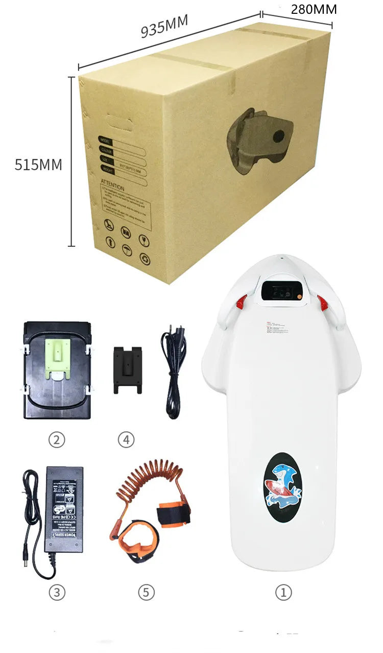 OEM Wholesale 12Ah 15Km/H Max Speed Powered Surfboards Electric Surfboard Jet/Water Scooter