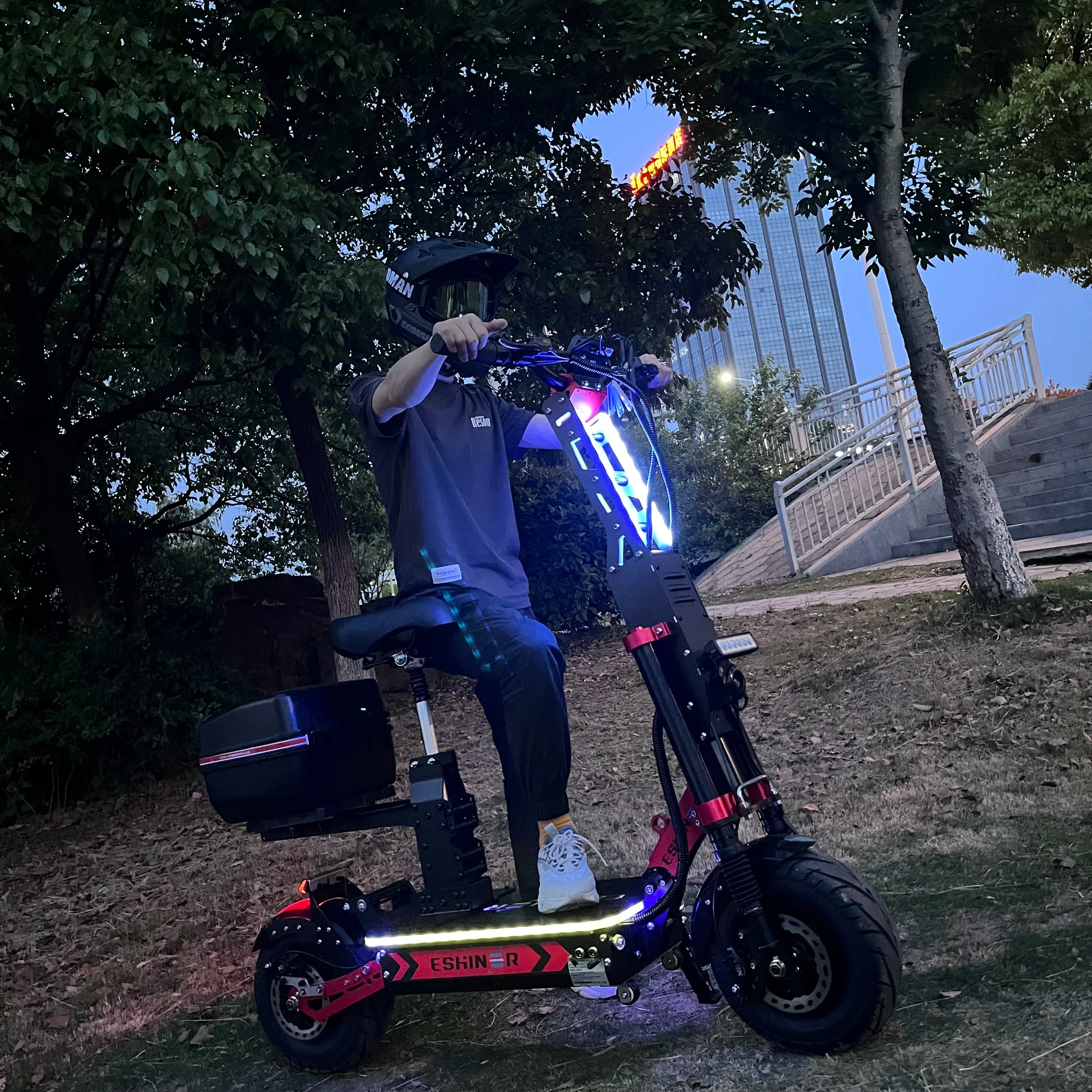 72V 60-300KM Long Range Electric Scooter Adults 12000W 15000W 10000W 8000W E Scooter Dual Motor 13/14 Inch Street Off Road Tire