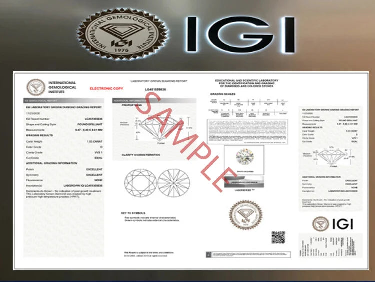 Platinum 950 Diamond 1ct CVD HPHT DEF Color VS-VVS Lab Grown Diamond Engagement Wedding Men Rings Annivery Gift With IGI