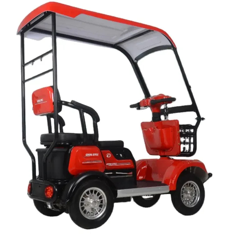 Factory Hot New Multi-seat Spacious 800w High-power Sightseeing Electric Golf Cart Electric Four-wheeler