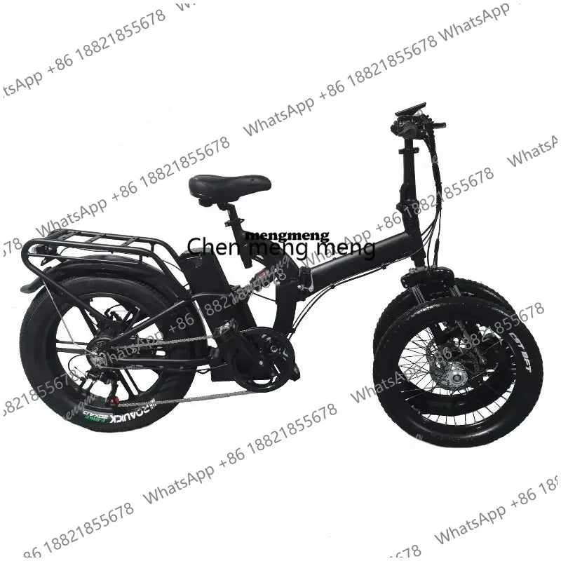 D185 three-wheeled electric moped three-wheeled  bicycle folding  three-wheeled moped