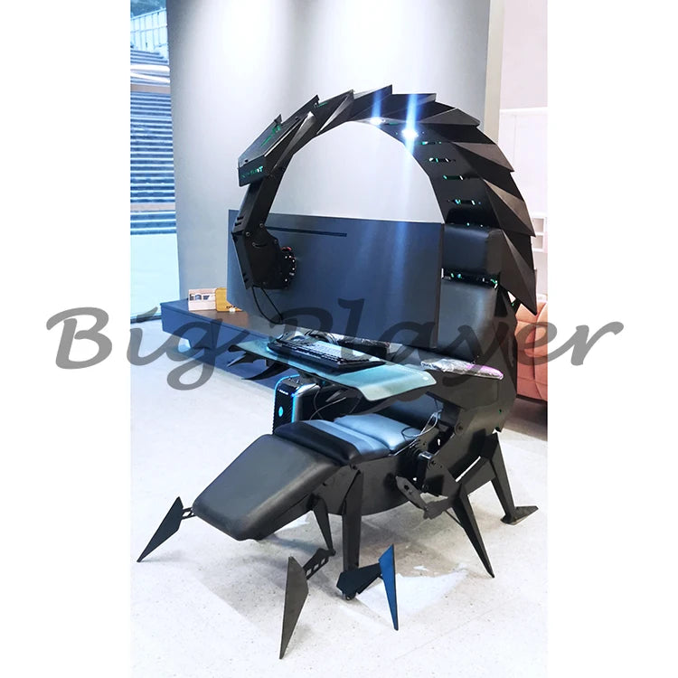 Hot Luxury Home Office Furniture Zero Gravity Wholesale Computer Cluvens Gaming Chair Scorpion Chair for 3 or 5 Monitors