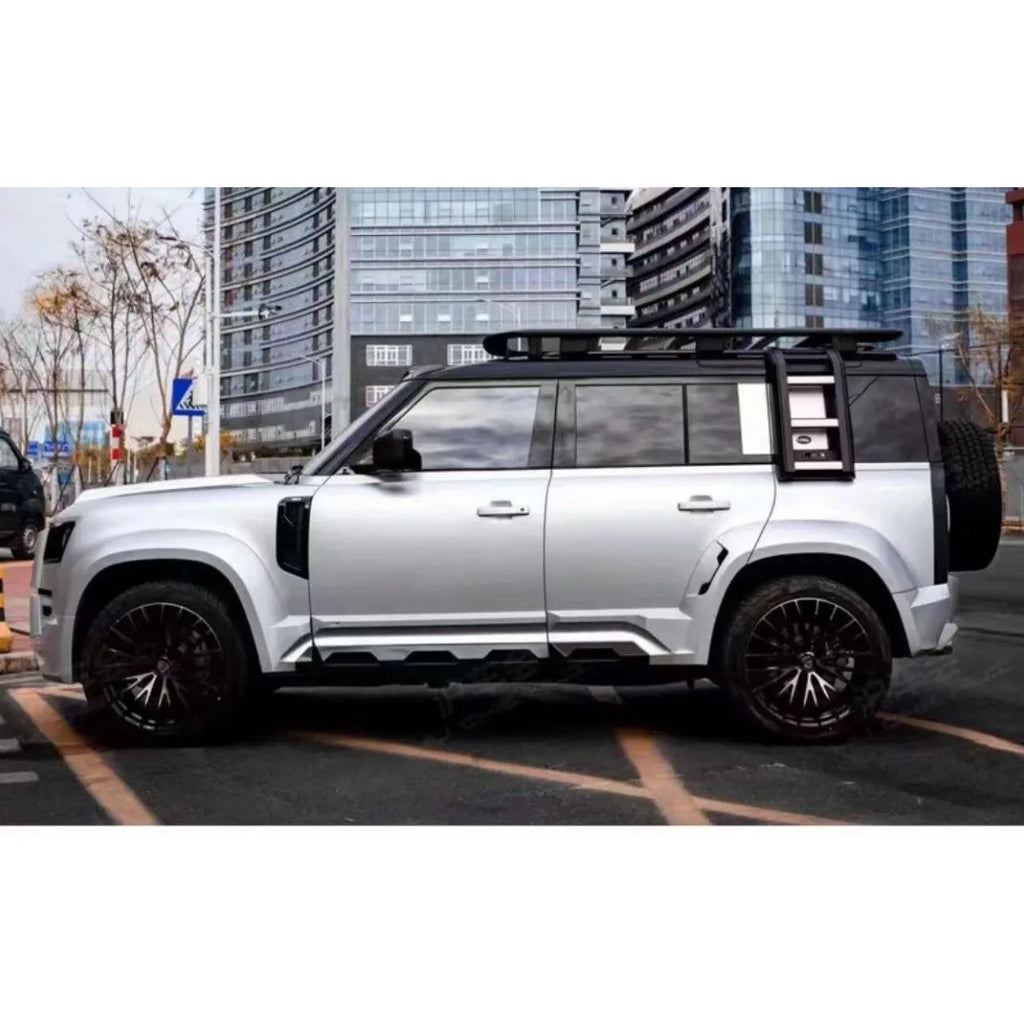 Quality Body Kit with CH Material for Land Rover Defender  L663 to Lumma Style Include Front Rear Bumper Grille Side Skirt