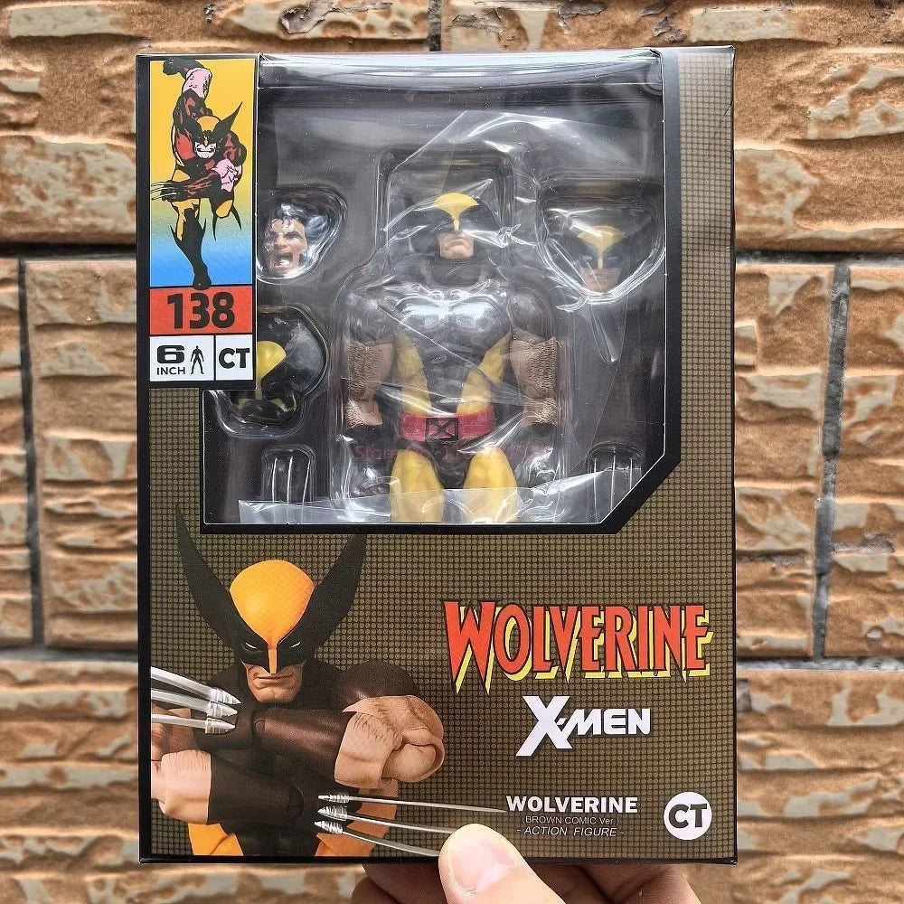 Hot Sale Ct Toys Mafex 096 138  Manga Version Wolverine Action Figure Ct Toys Logan Classic Battle Suit Marvel Mobile