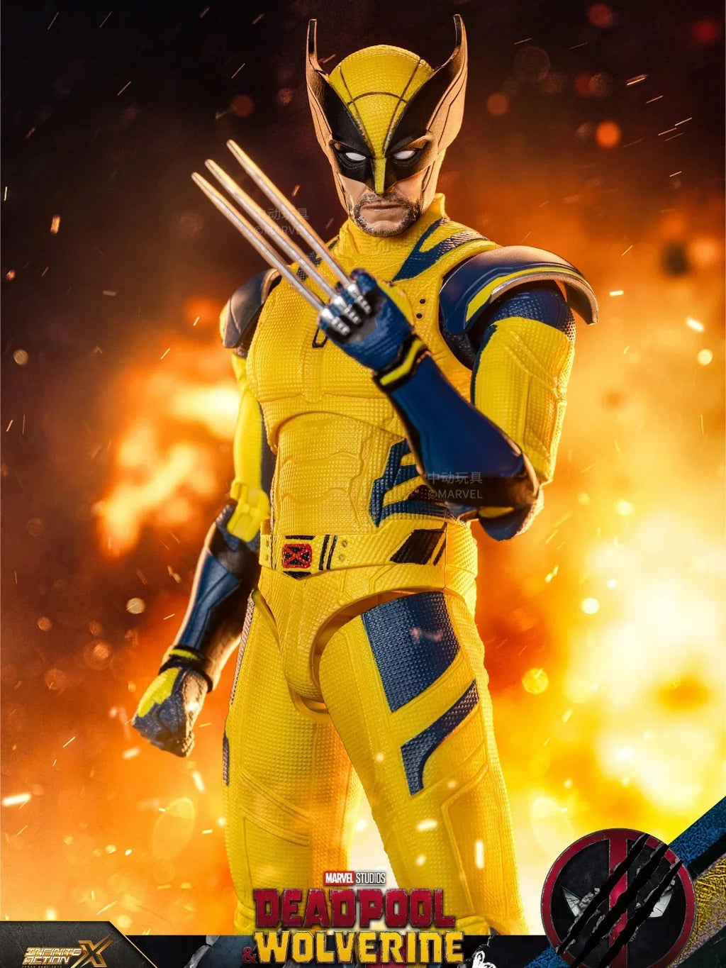 2025 Deadpool & Wolverine Movie SHFiguarts Action Figure 1/10 ZD Original X-Men Dogpool Model