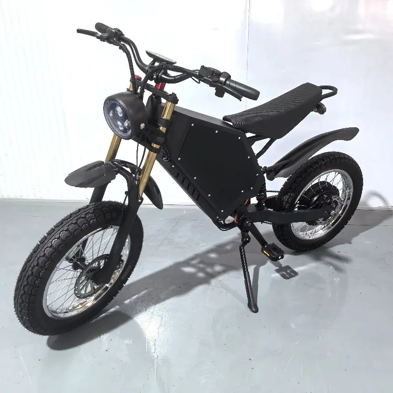 SXLL 72V 3000W 15000W 100km X20 Pedal Assisted Stealth Bomber Electric Bike Adult Powered Lithium Battery