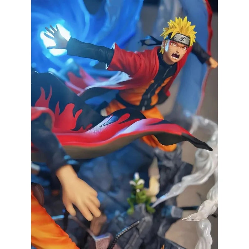 30cm Anime Peripherals Figure Uzumaki Naruto Can Glow Anime Model Collect Pvc Desktop Ornament Decorations Children Toys Gift