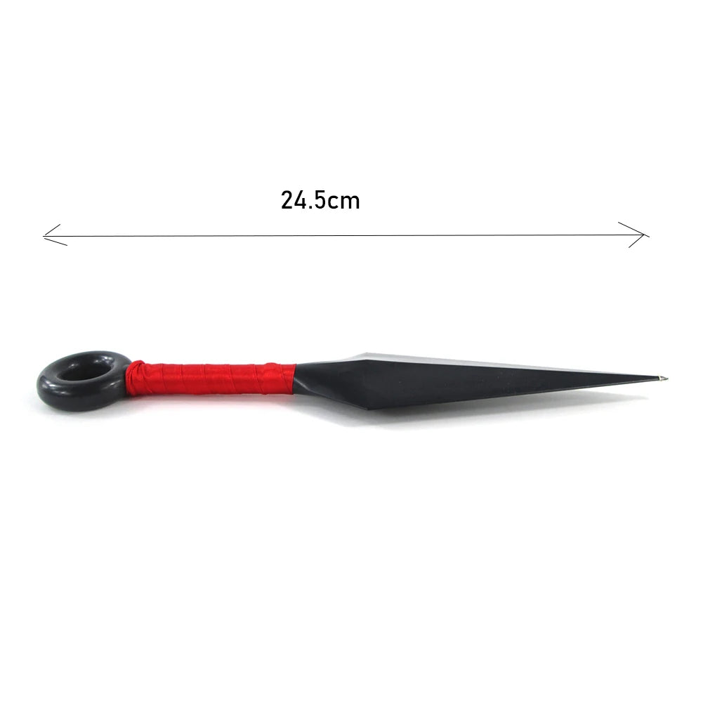1PC Hyuga Hinata Konoha Sasuke Uzumaki 24.5cm/9.6'' Cosplay PVC Ninja Kunai