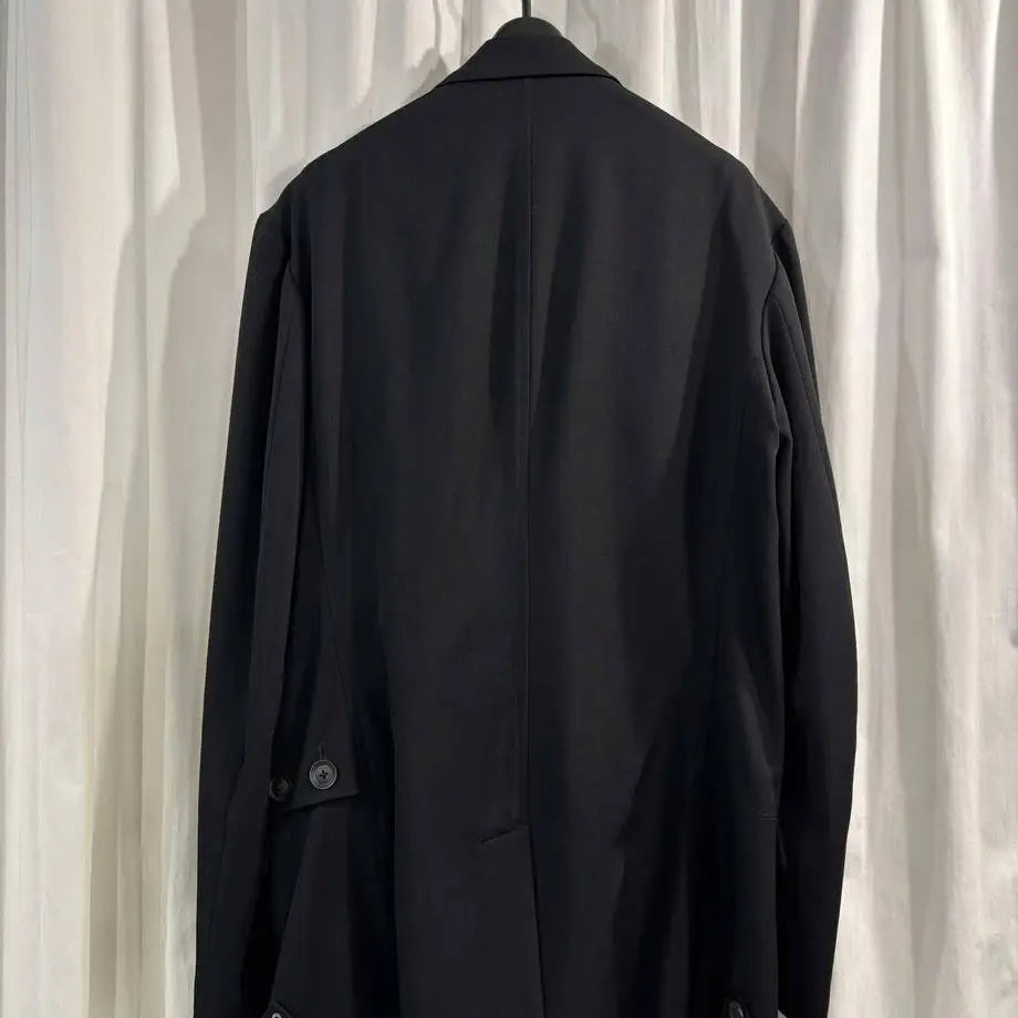 TOP-YAMAMOTO ® Dark Style Double-Police Jacket - Loose Fit Design for Men and Women, With a Unique and Unconventional Look