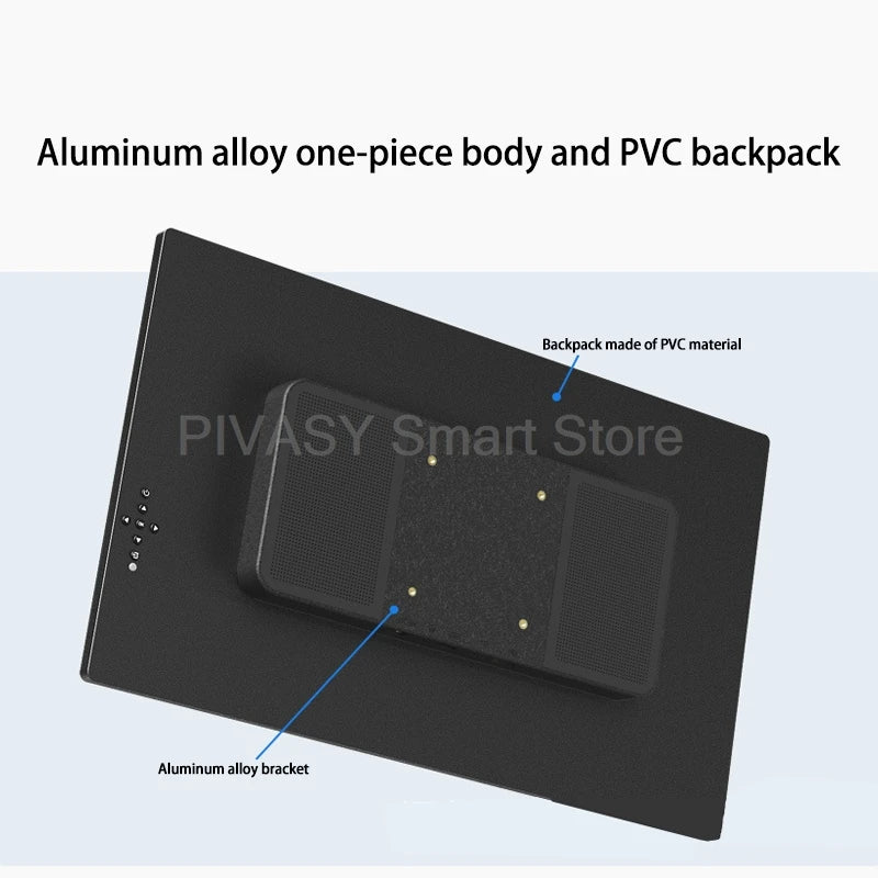18.5 Inch Wireless/Wire Portable Monitor Smart Screen With 5GHz WiFi For Laptop Phone U Disk Video Playback Multi Screen Display
