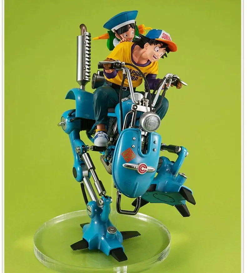 In Stock Bandai MegaHouse Dragon Ball Z Goku Gohan Father Son Vehicle - Anime Robot Figure Gift