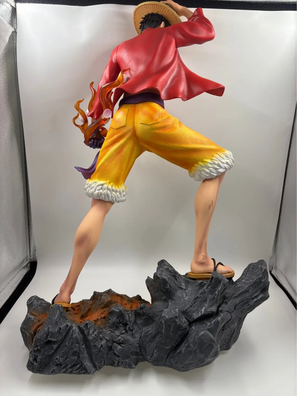 Anime One Piece Monkey D Luffy Big Four Emperors Statue Wano Country Cool Standing Pose Collectible Figure For Adult Collectors