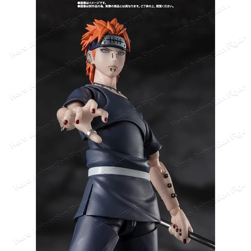 In Stock Original Bandai S.H.Figuarts Shf Naruto Shippuden Pain Tendo Stock Anime Action Collectible Figure Model Toy