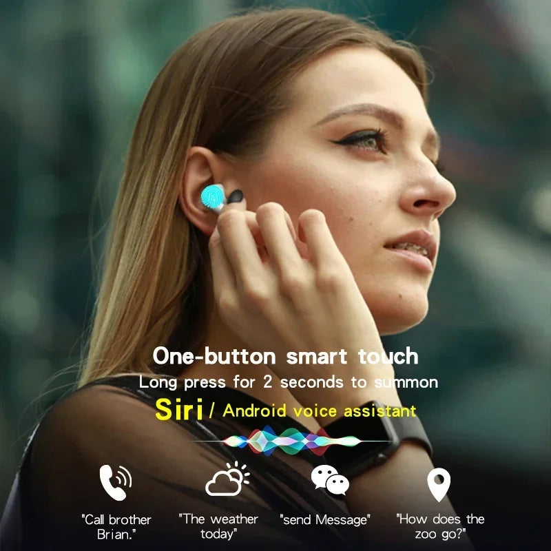 Disney's New TWS i12 Wireless Headphones Bluetooth Stitch 5.0 Headphones Matte Macaron Headphones with Microphone Handsfree