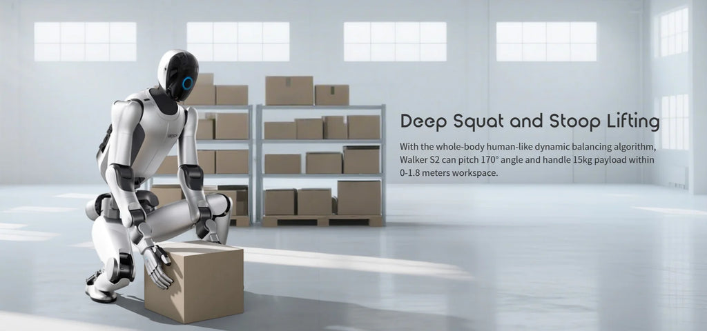 UBTECH Walker S2 Humanoid Robot | Next-Gen Industrial Robot with Auto Battery Swap
