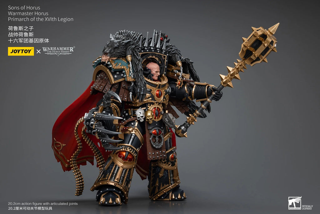 JOYTOY Warhammer 40k 1/18 Action Figures 20.2cm Sons of Horus Warmaster Horus Primarch of the XVIth Legion Collectible Toys Gift