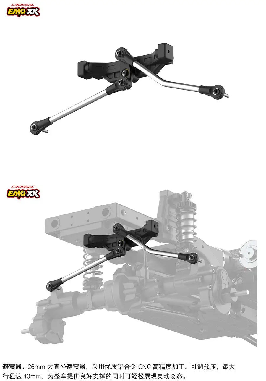 In Stock Emo Xx 1/6 Rc Electric Remote Control Climbing Truck Rock Breaker Off Road Vehicle With Led Strobe Lights For Hobbyists