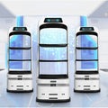 Intelligent artificial intelligence delivery humanoid commercial robot welcome greetings reception