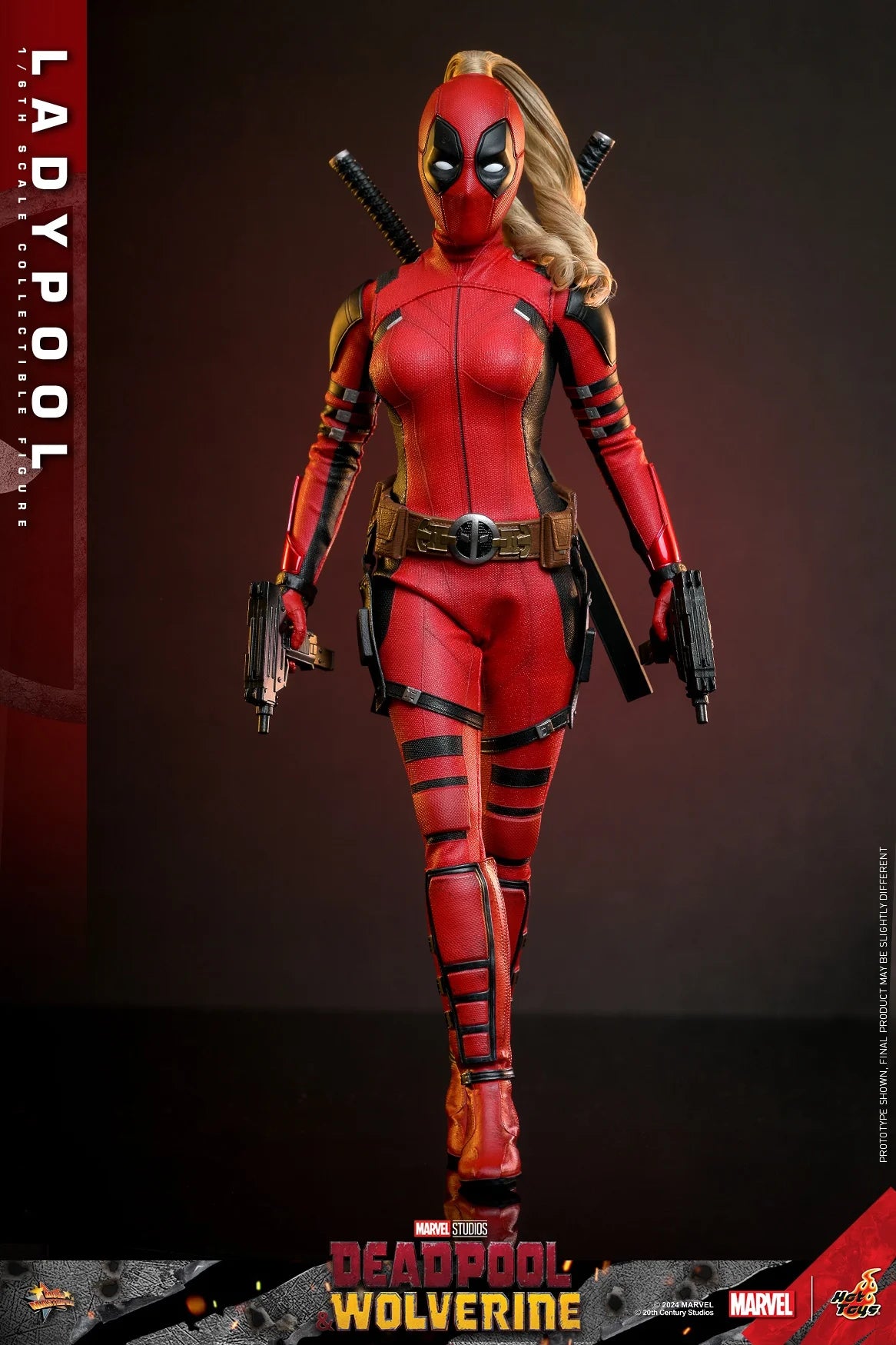 In Stock HOT TOYS Ladypool Deadpool 1/6 Movability Model Toys Collect MMS747 Deadpool & Wolverine HT Ladypool