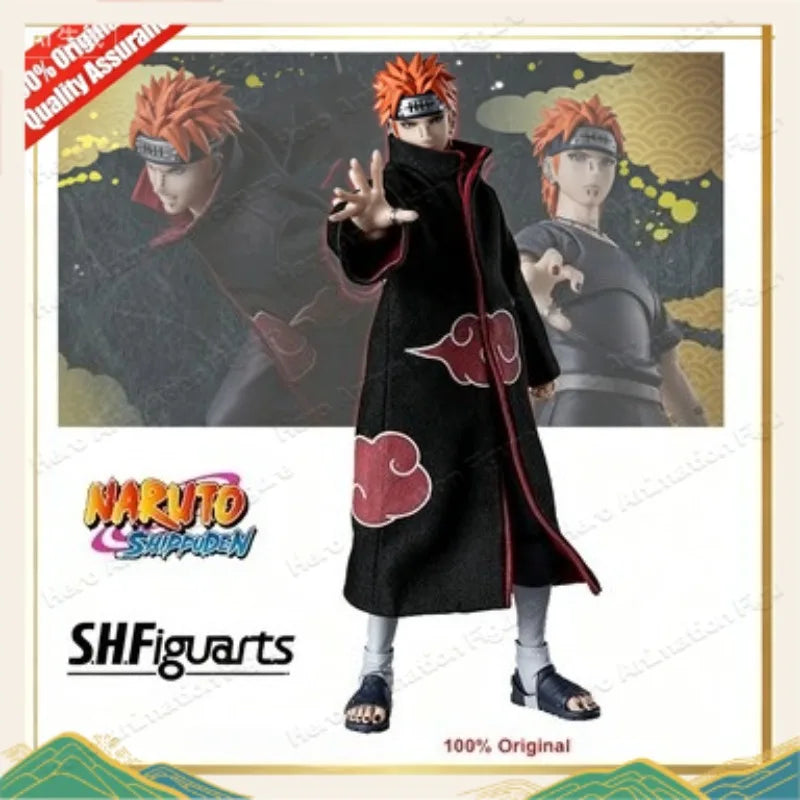 In Stock Original Bandai S.H.Figuarts Shf Naruto Shippuden Pain Tendo Stock Anime Action Collectible Figure Model Toy