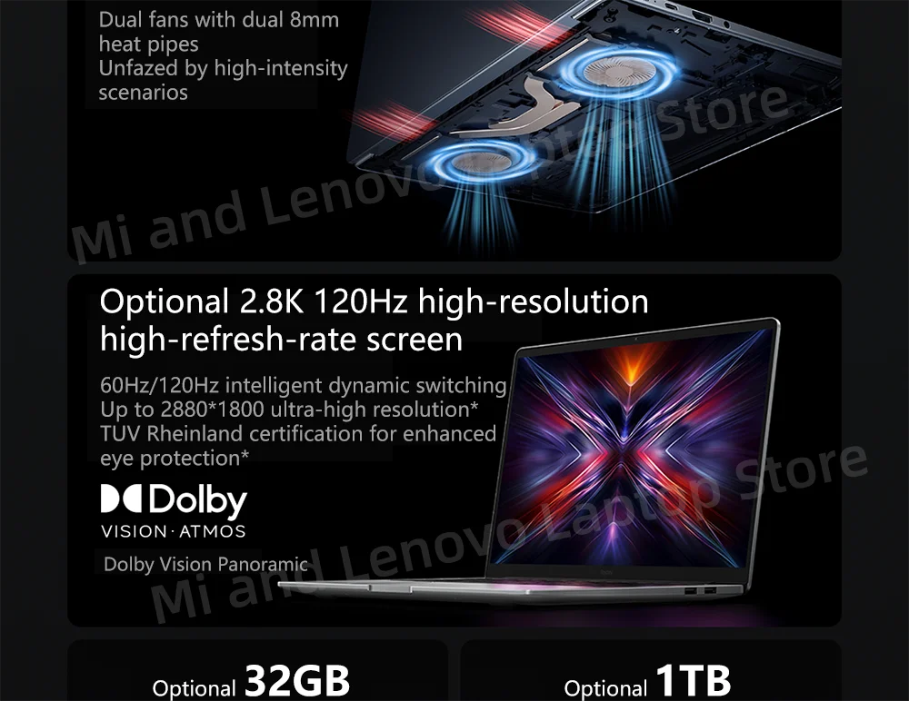 Xiaomi REDMI Book 14 2025 i5-13500H 32GB+1TB 14inch 2.8K 120Hz Screen