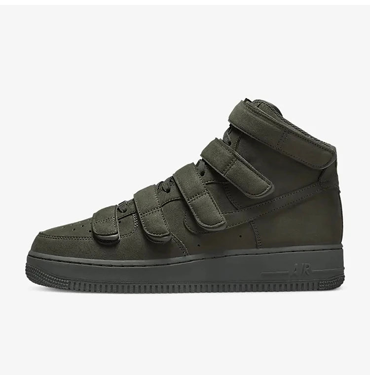 Nike Official Authentic Air Force 1 Unisex High-Top Sports Sneakers with Velcro DM7926-300