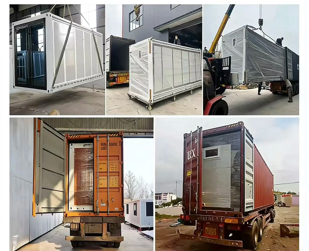 Ready Made Luxury Villa Prefabricated 20Ft 40Ft Expandable Container House 2 3 4 5 Bedrooms Prefab Portable Mobile Tiny Home