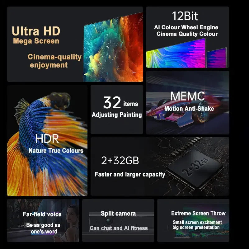 85 Inch Big Screen Television Smart Android TV With LED Backlight Custom OEM Flat Screen For Hotels 4K HD Definition TV