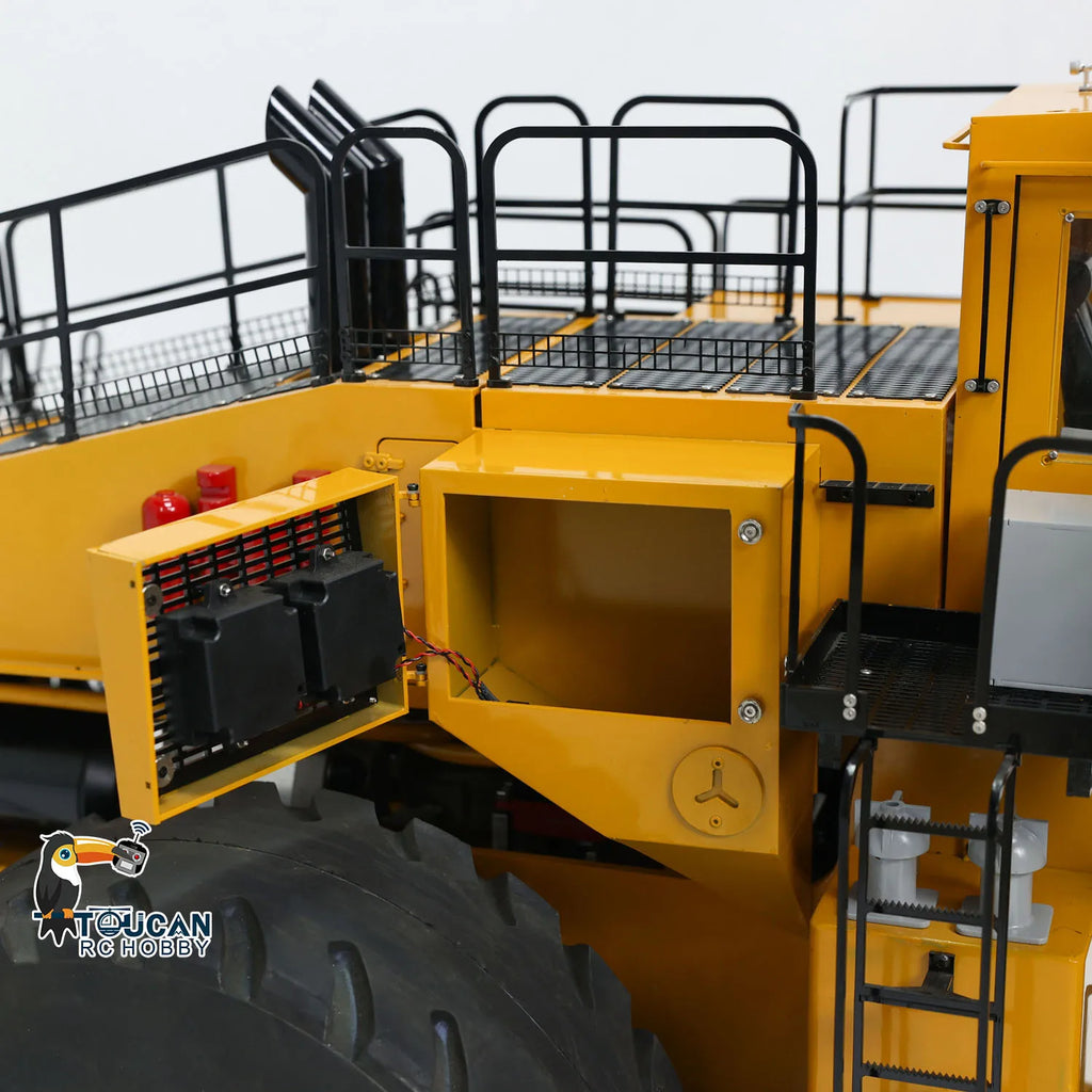 1/14 L2350 Heavy RC Hydraulic Loader RTR Machine FlySky ST8 Radio Control Construction Vehicle Car Smoking Unit Light Sound Toy
