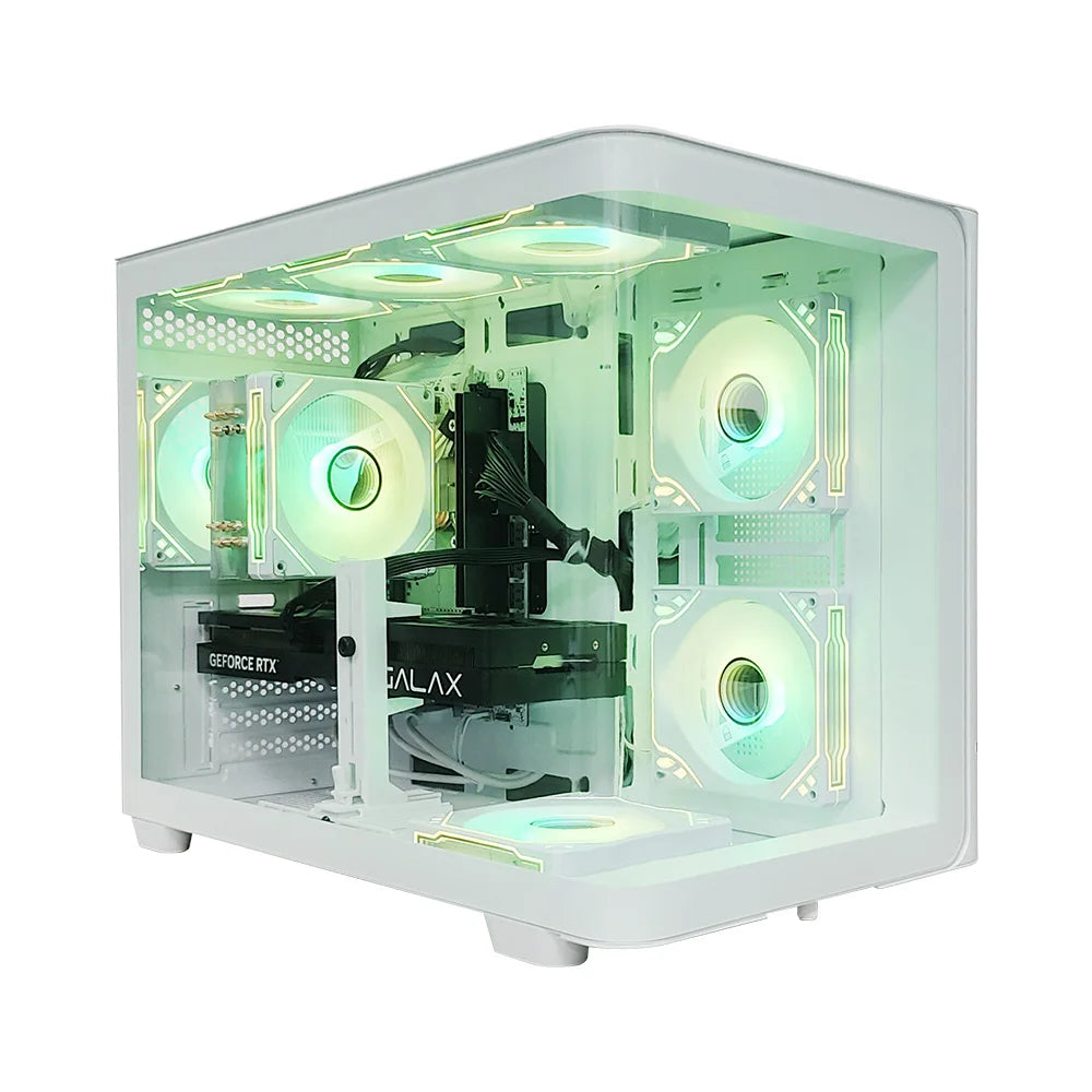 Gamer Processor Computer case New White 16gb Ram Ssd 1tb Hdd RTX4070 512GB Ssd All in One Gaming Computer  Pc Desktop