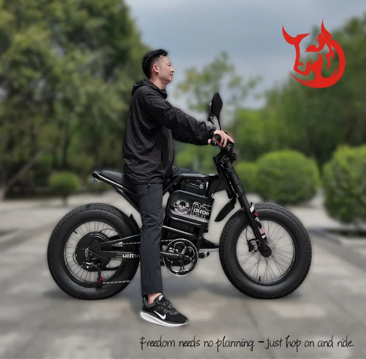 Diton S-300 60V 3000W Electric Bike | 25Ah Remote Battery | Powerful Motor, Off-Road Electric Bike for Outdoor Lovers