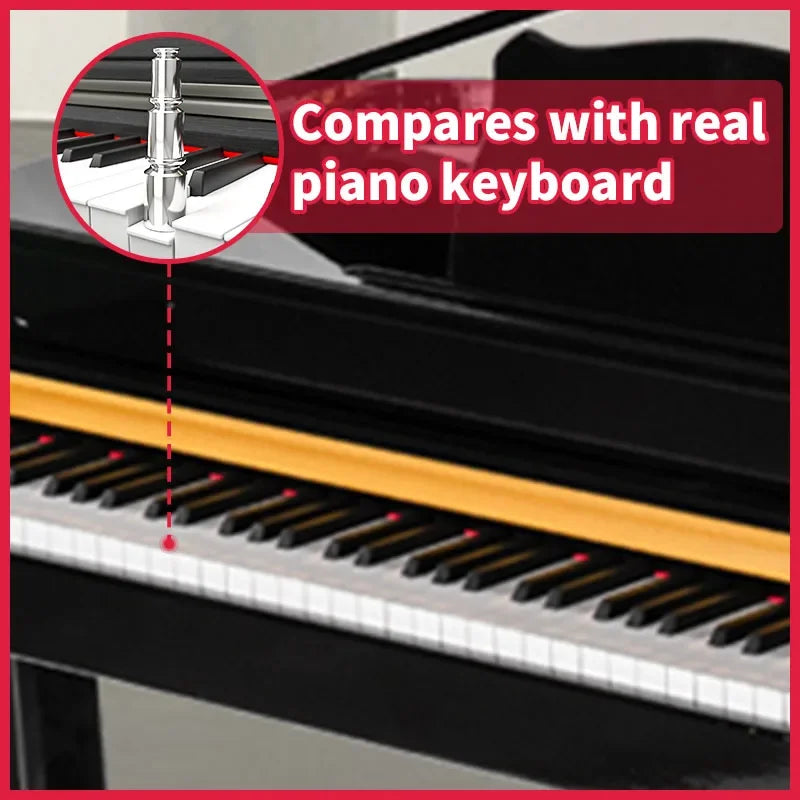 88-Key Professional Grand Digital Piano Weighted Electronic Keyboard Synthesizer Musical Instrument for Stage Studio Practice