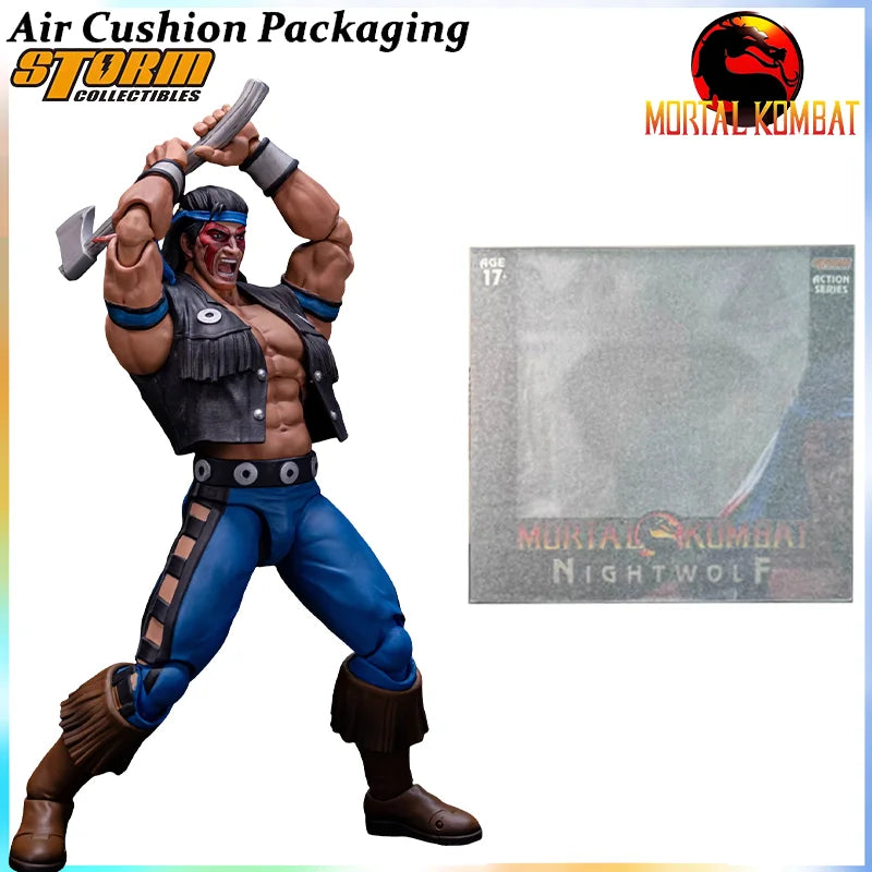 Storm Toys Genuine Mortal Kombat Series Sub Zero Scorpion Nightwolf Fighting Game Collection 1/12 Action Figures Model Toys