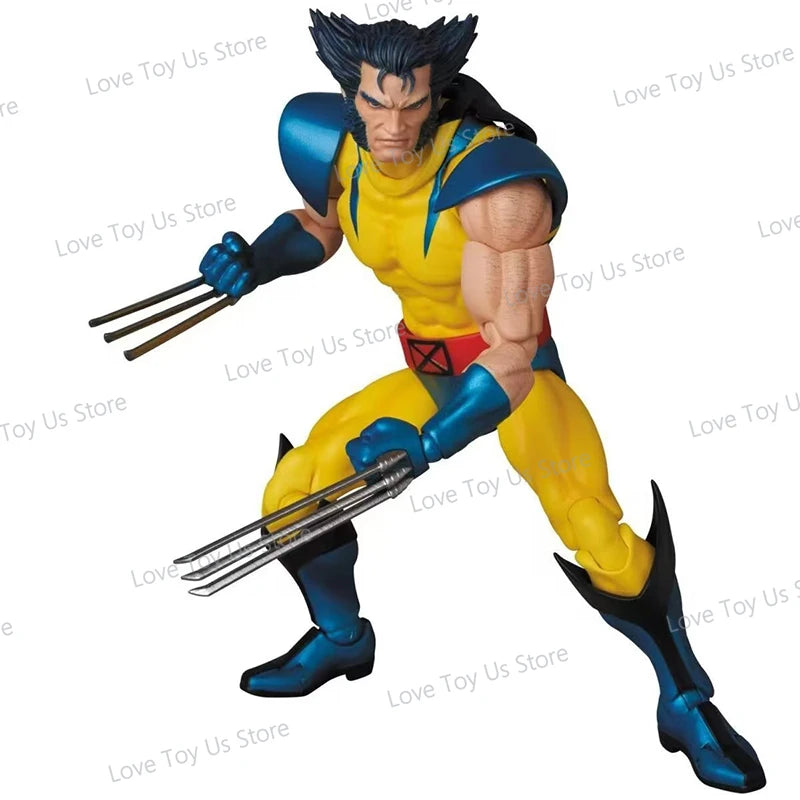 Original Ct Toys Wolverine Action Figure Deadpool Mafex 096 Figure Mafex 138 X Men Comic Version Figurine Collection Model Toys