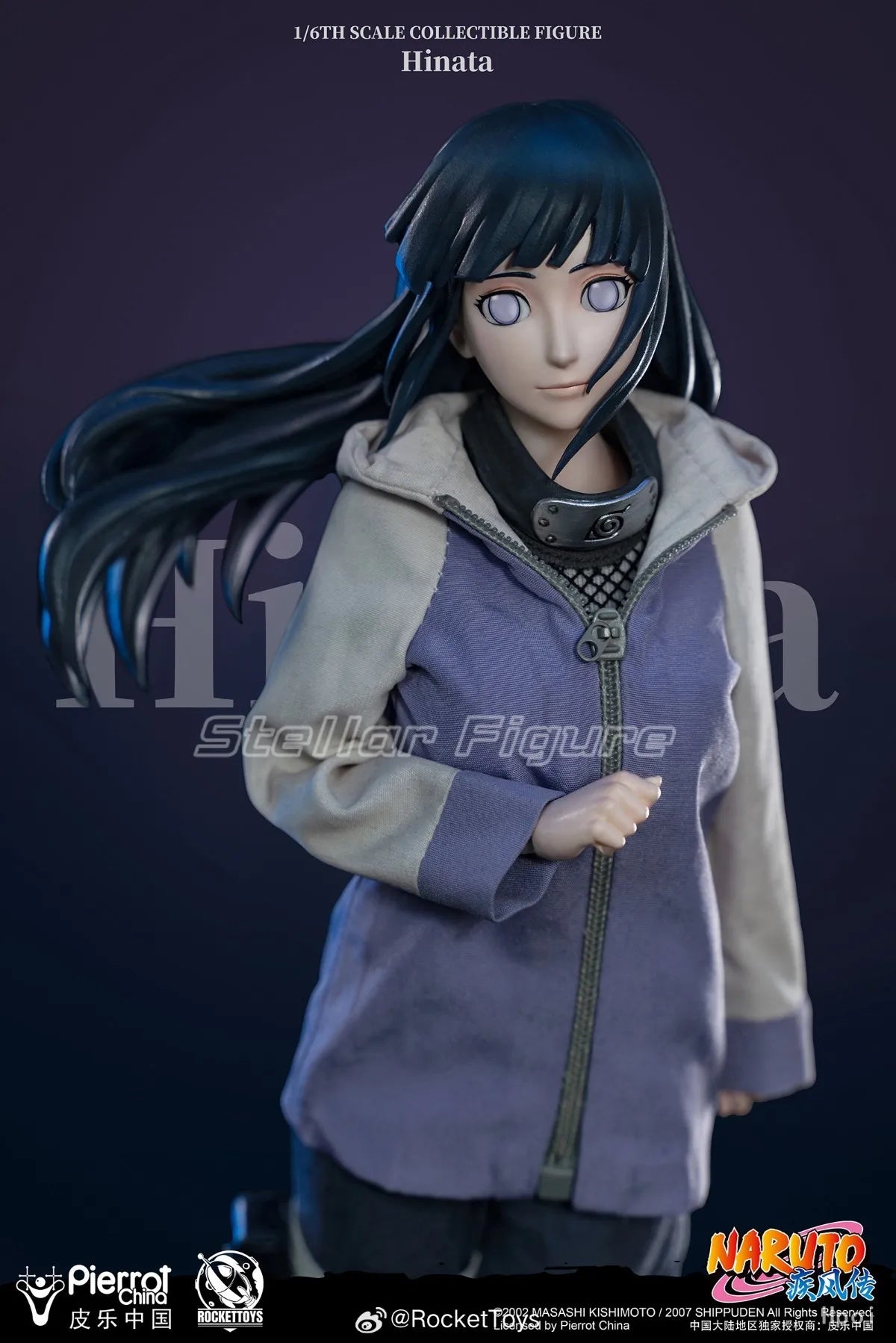 【SF】In Stock RocketToys NARUTO Shippuden Hyuuga Hinata 1/6 Scale Collection Model Figures Anime