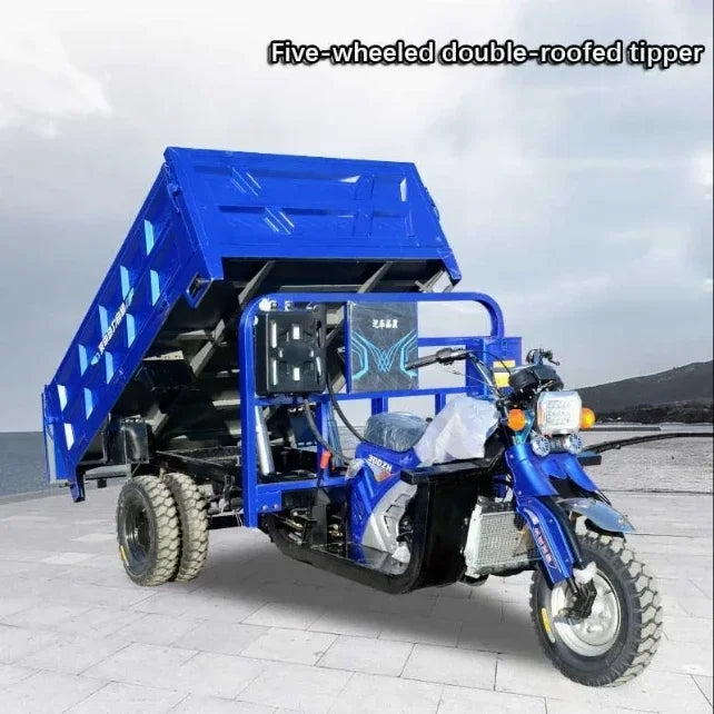 250cc 350cc Dump Cargo Motor Tricycle Motorcycle for Adults Petrol Fuel