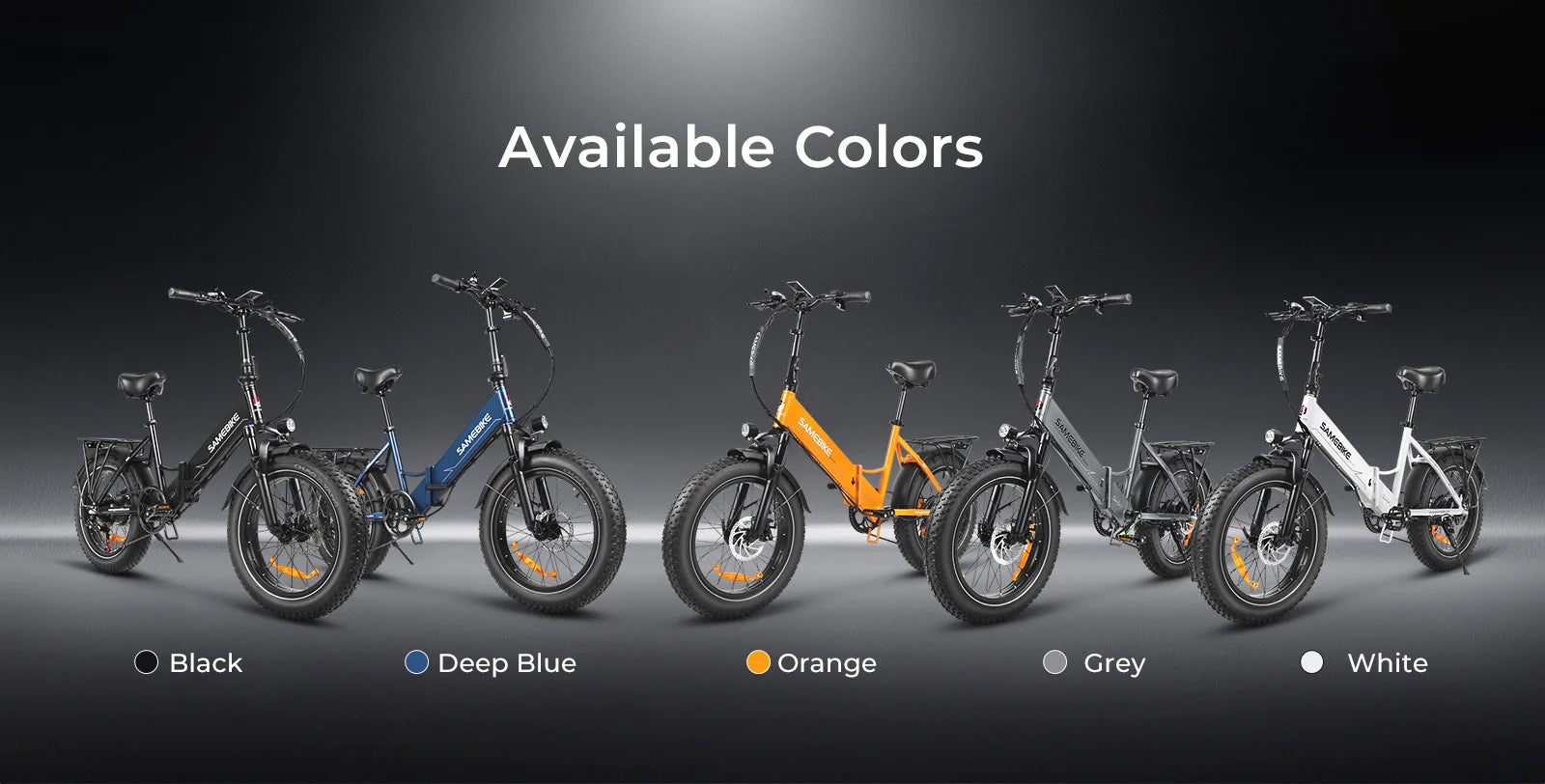 SAMEBIKE LOTDM200-II NFC Smart Key Electric Bicycle 750W 48V13AH Folding Electric Bike 20*4.0 Inch Fat Tire Mountain E-Bike