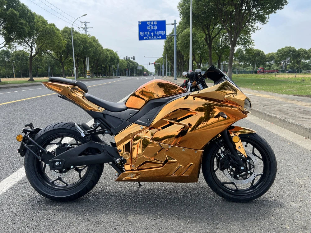 Motorcycle Large Power 4000W And 72v 120Ah Racing Sport Electric Motorcycle For Adults