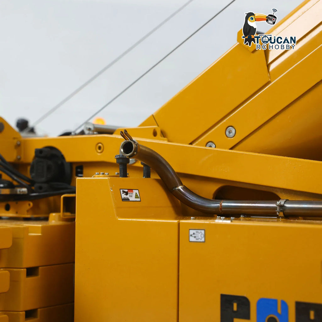 D1220 1:14 RC Hydraulic Telescopic Crawler Crane Heavy Duty Tracked Remote Control Crane Truck Construction Cars Machine Models