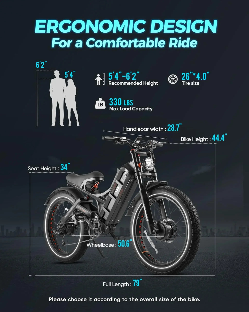 Adult High Power 2500W Off-Road Electric Bike Dual Motor 52V 60AH Lithium Battery Hydraulic Suspension E-Bike for Mountain