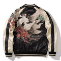 A007 Baseball Jackets For Man Nine-Tailed Fox Heavy Embroidery Autumn Quality Comfortable Fit Trendy Loose Chamarras Para Hombre