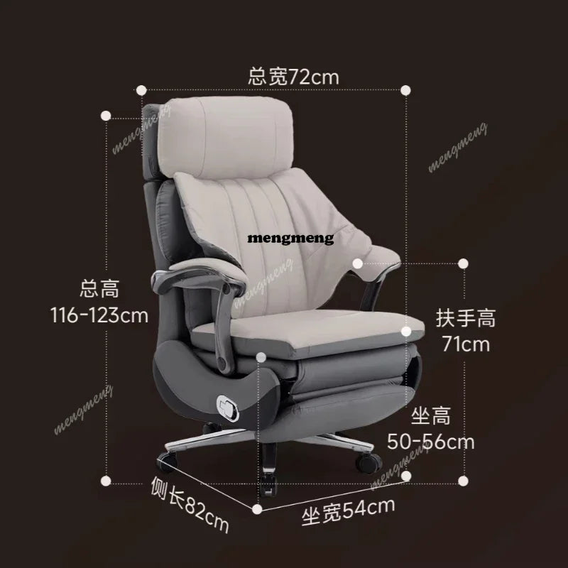 Hot sales Multi functional genuine leather elegant luxury gaming chairs cadeira gamer home furniture Ergonomically designed offi