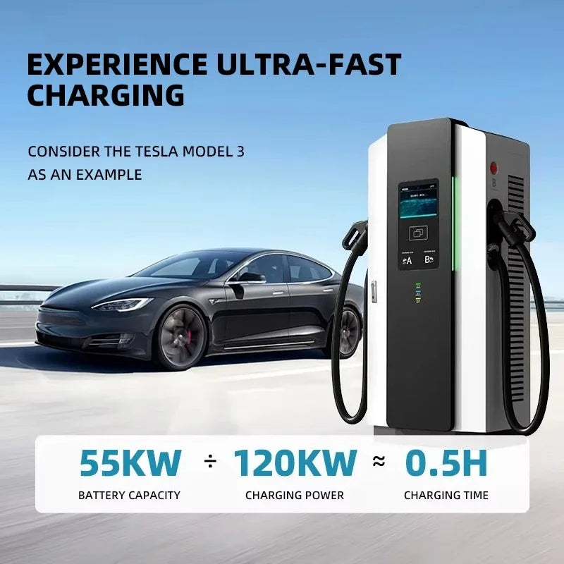 Commercial Ev Charger 120KW-240KW OCPP Electric Car DC Fast Charging Pile New Energy Vehicle EV Charging Station