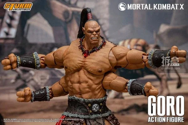 Storm Toys Genuine Mortal Kombat Series Fire Dragon Sub-Zero Motaro Lu Kang Goro Fighting Game 1/12 Action Figures Model Toys